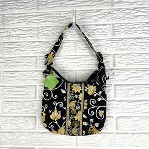 Vera Bradley Olivia Purse Retired Yellow Bird Pattern Quilted Cotton Fabric NWT